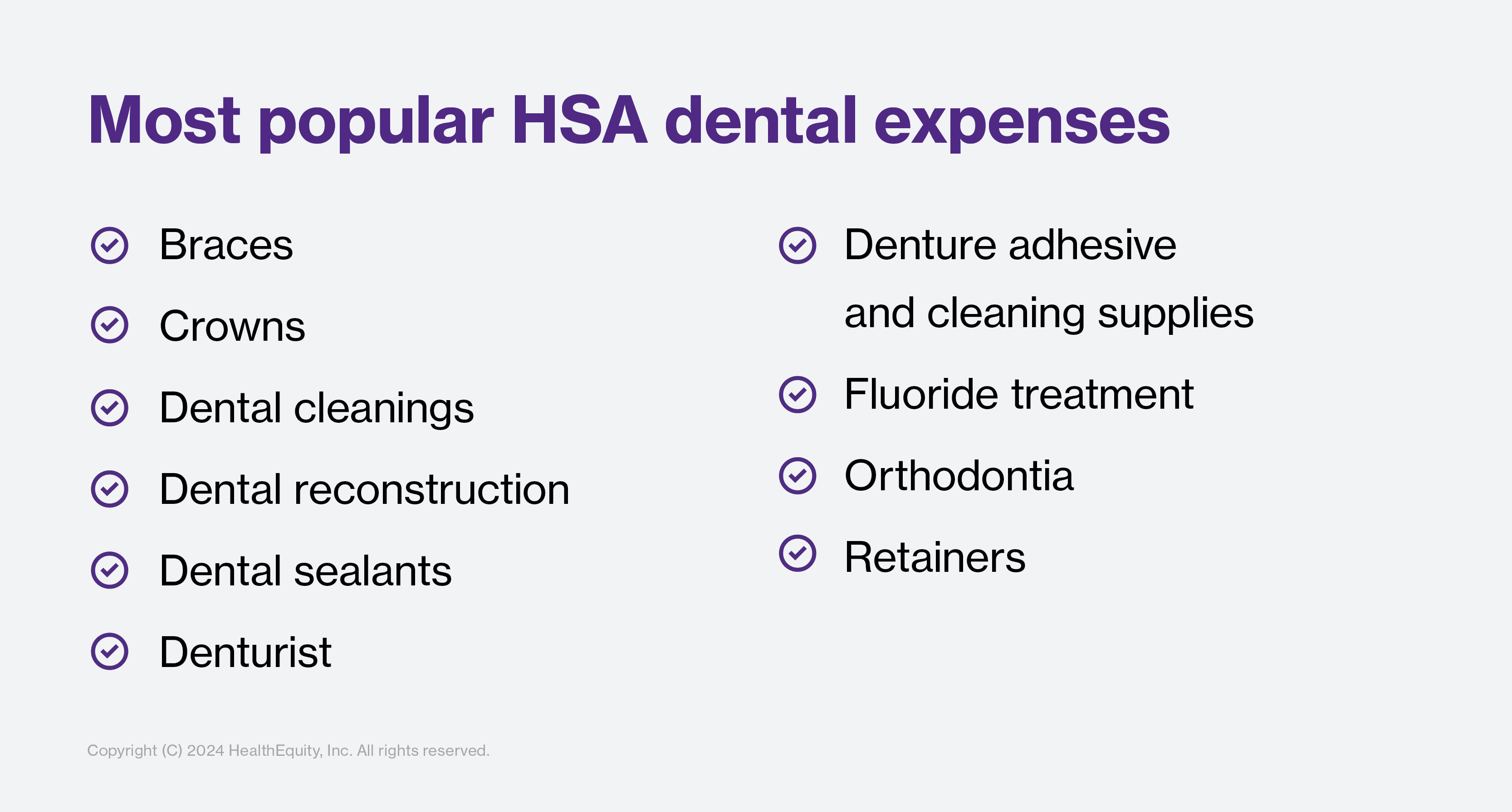 Popular dental services